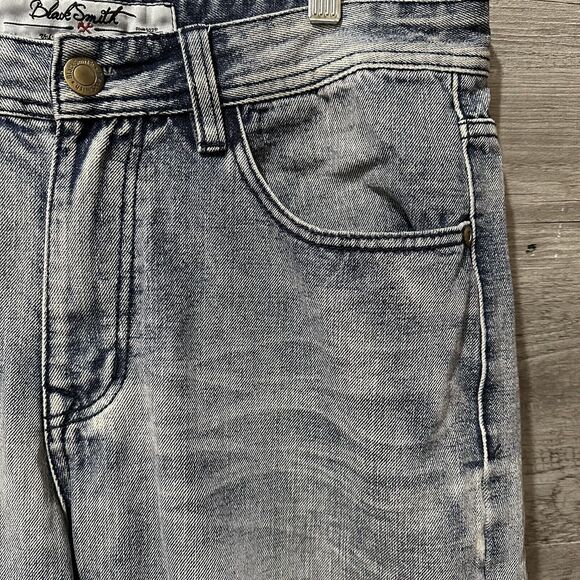 Black Smith Denim Shorts Mens 34 Y2k Style 12” Inseam Rn 92291 - Picture 2 of 8